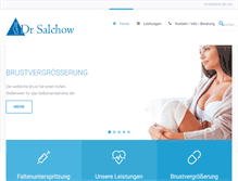 Tablet Screenshot of drsalchow.de